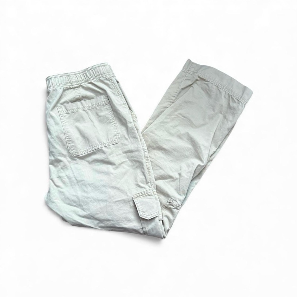 Abercrombie & Fitch Light Tan Cargo Pants Women’s Size 12 100% Cotton